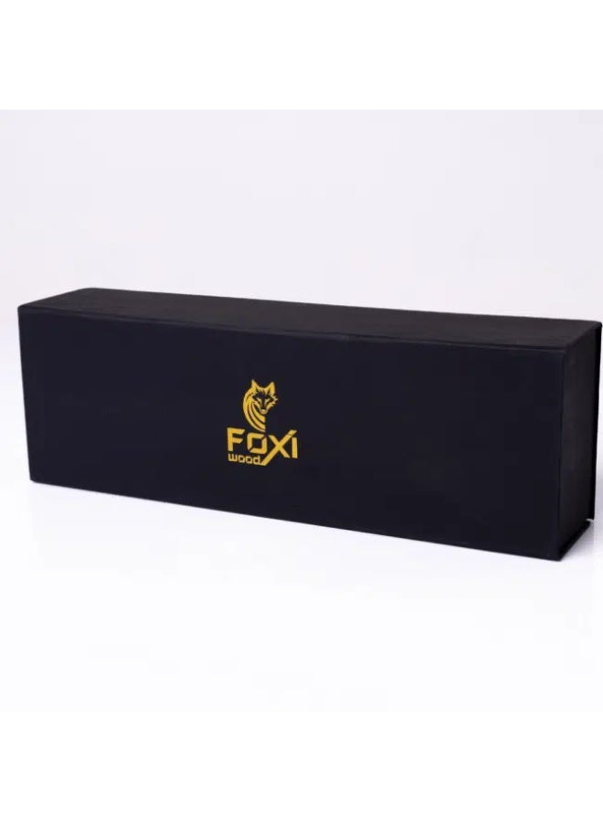 FoxiWood Premium Accessories Wooden Box Organizer -Rosewood - Image 5